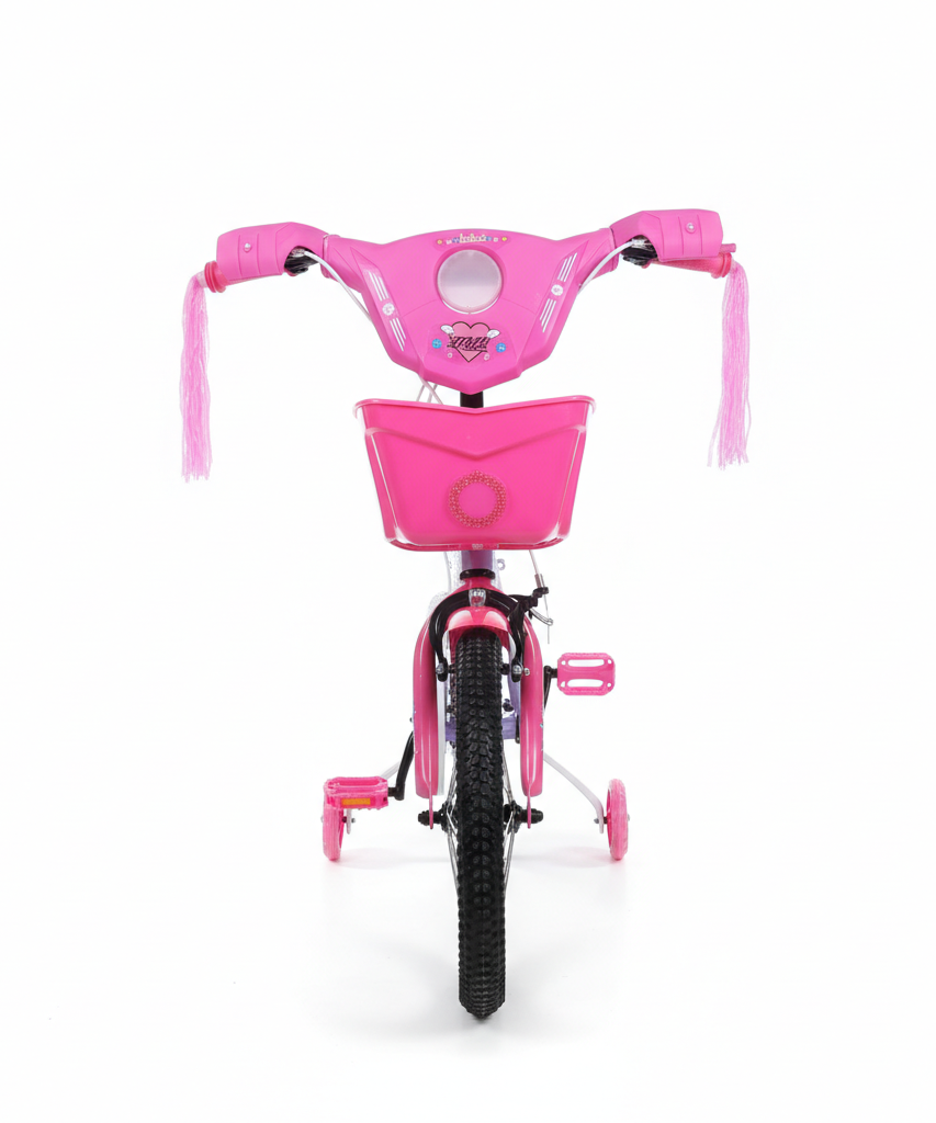 BabyDoll Pink & Purple Kids' Learning Bicycle