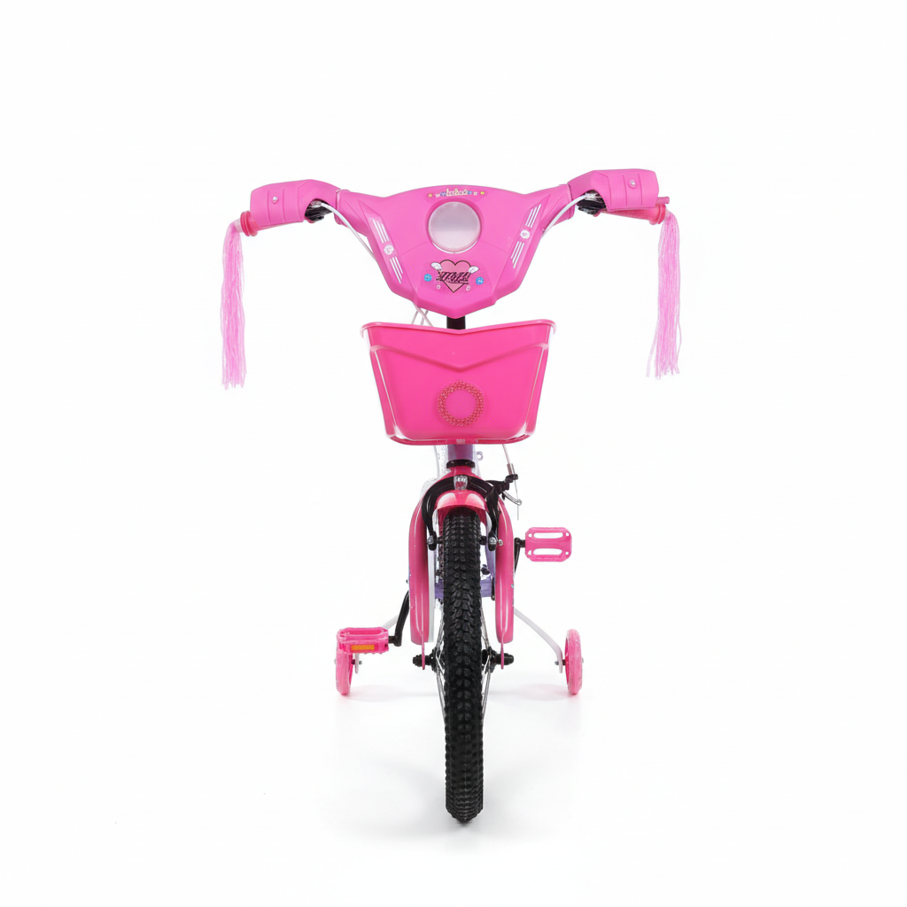 BabyDoll Pink & Purple Kids' Learning Bicycle