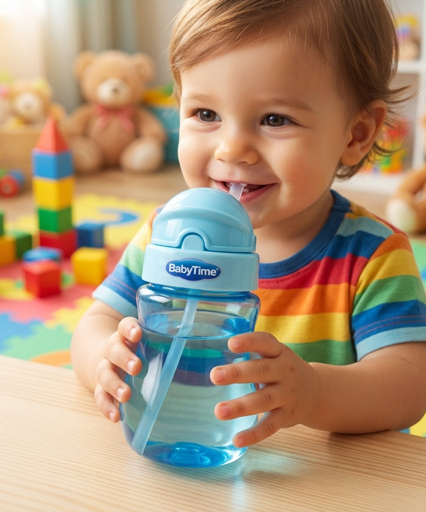 BabyTime Colorful Straw Cup BT500 (250ml / 8oz)