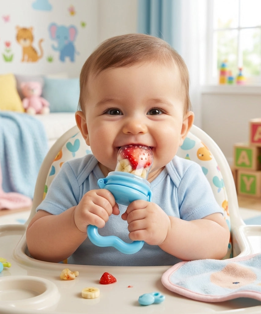 BabyTime Fruit Strainer with Heart Handle BT108 (6+ Months)