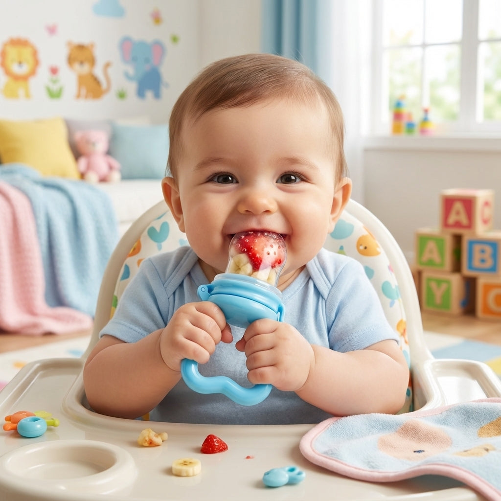 BabyTime Fruit Strainer with Heart Handle BT108 (6+ Months)