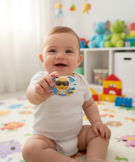BabyTime Orthodontical Opaque Patterned Soother