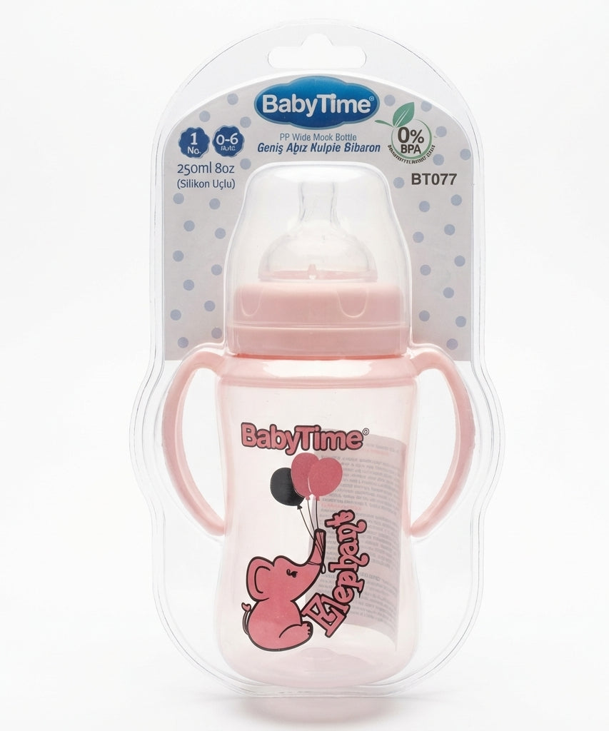 BabyTime PP Wide Neck Handled Bottle