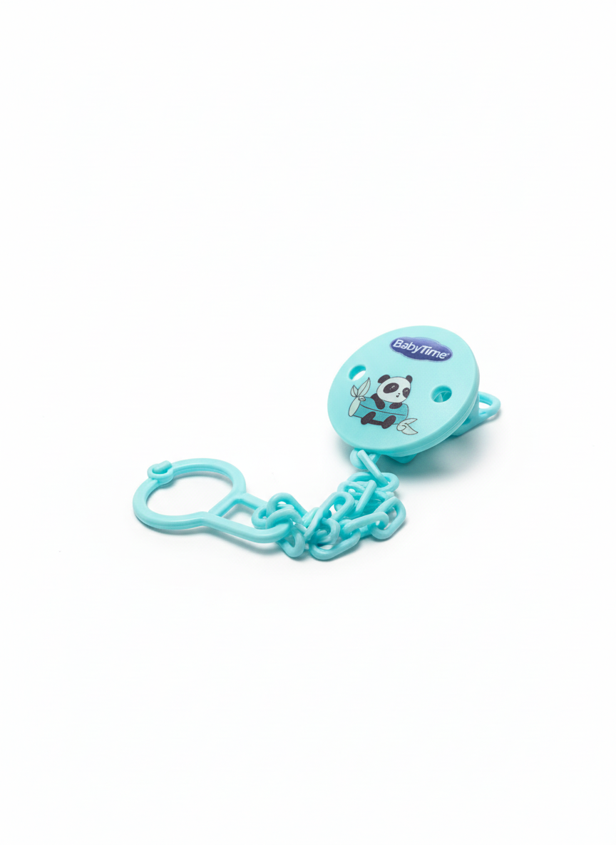 BabyTime Patterned Soother Chain - Panda