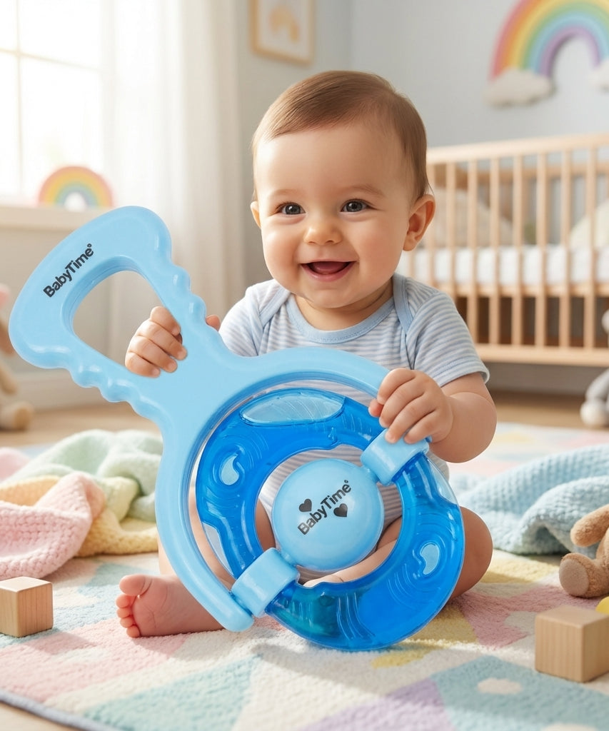 BabyTime Rattle & Water Teether