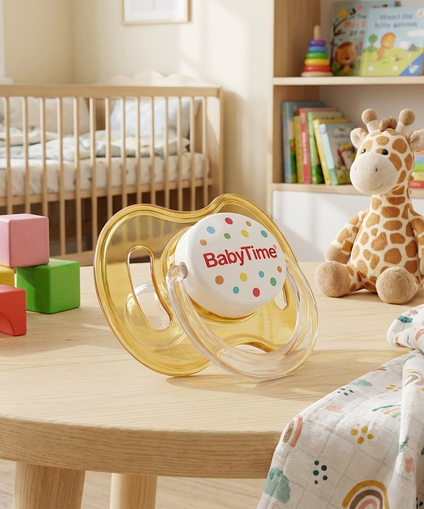 BabyTime Round Candy Patterned Soother