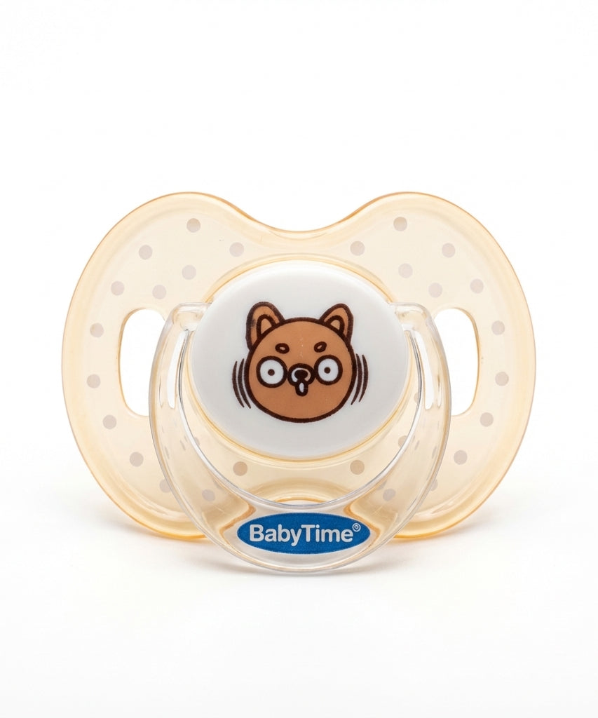 BabyTime Round Candy Patterned Soother