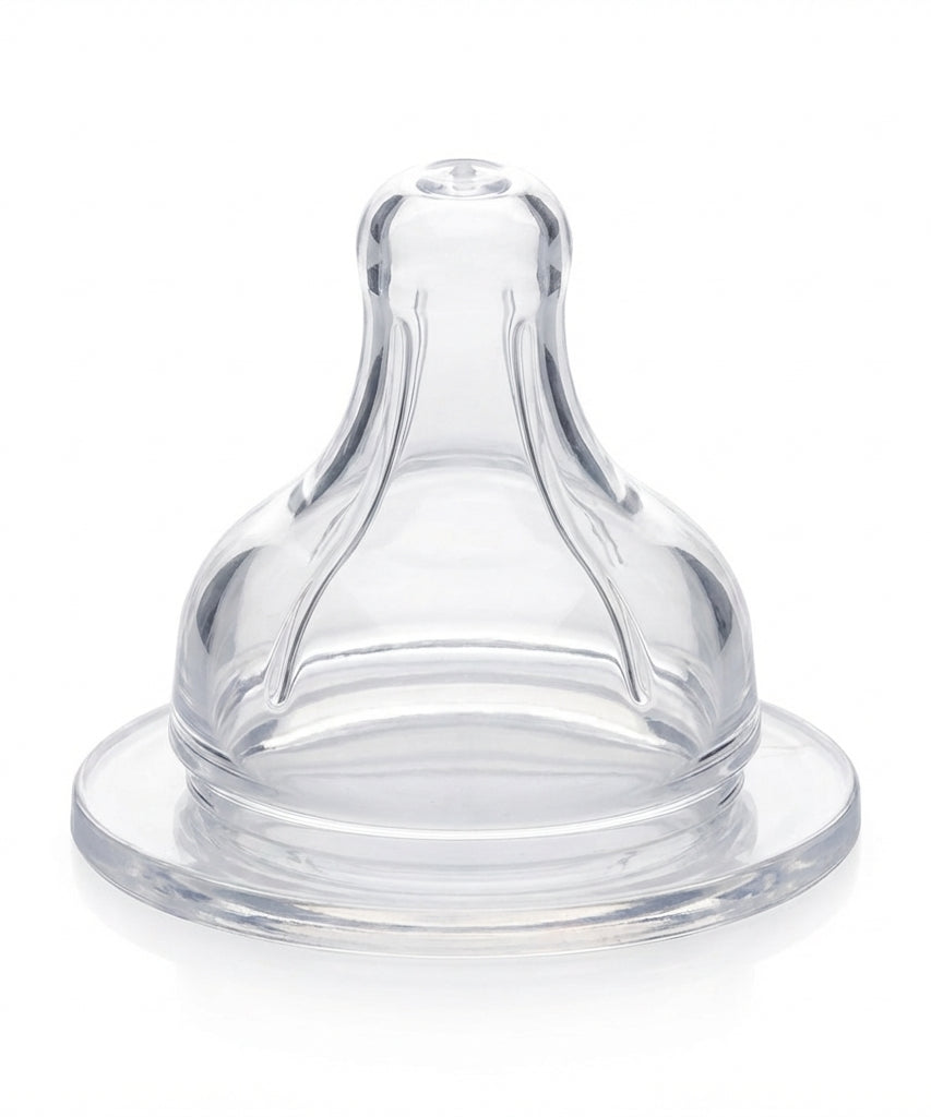 BabyTime Silicone Wide Neck Nipple (Size 2, 6-18 Months)
