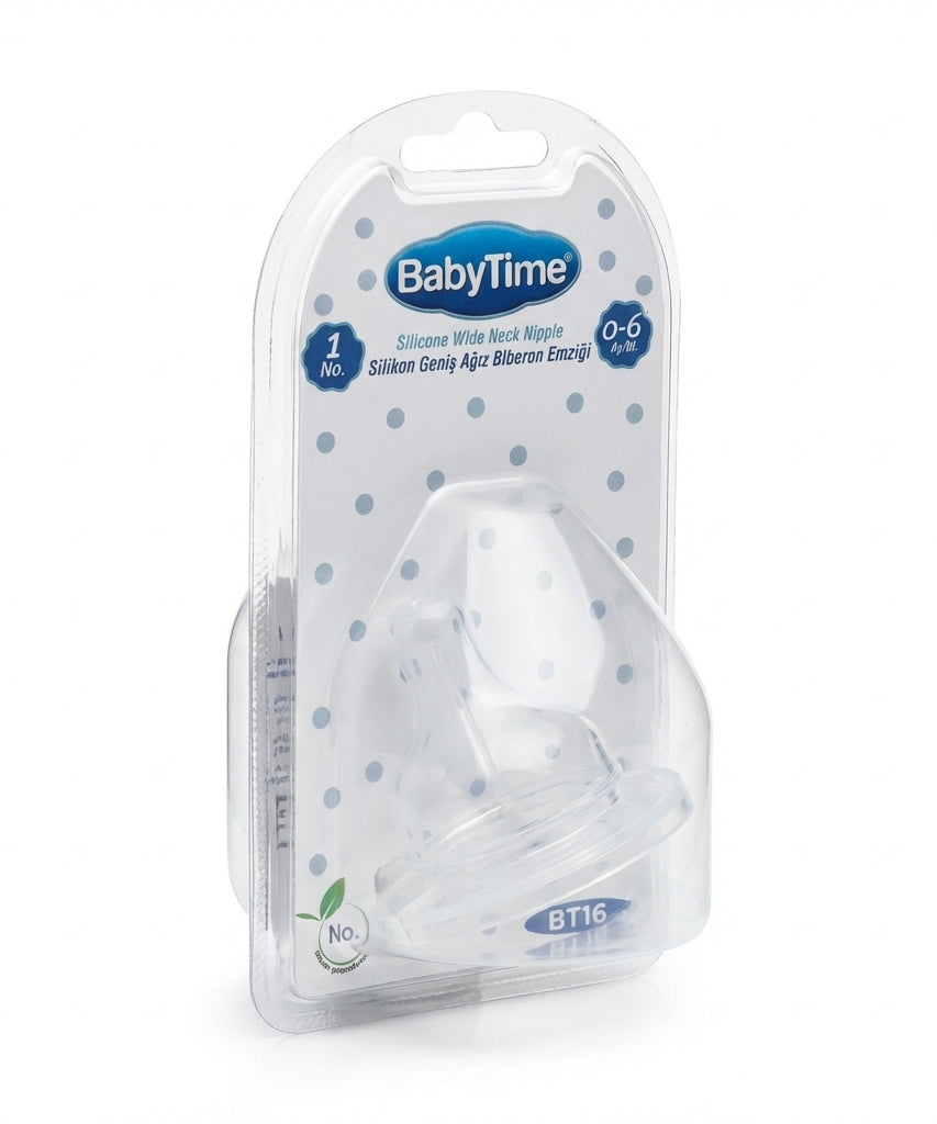 BabyTime Silicone Wide Neck Nipple
