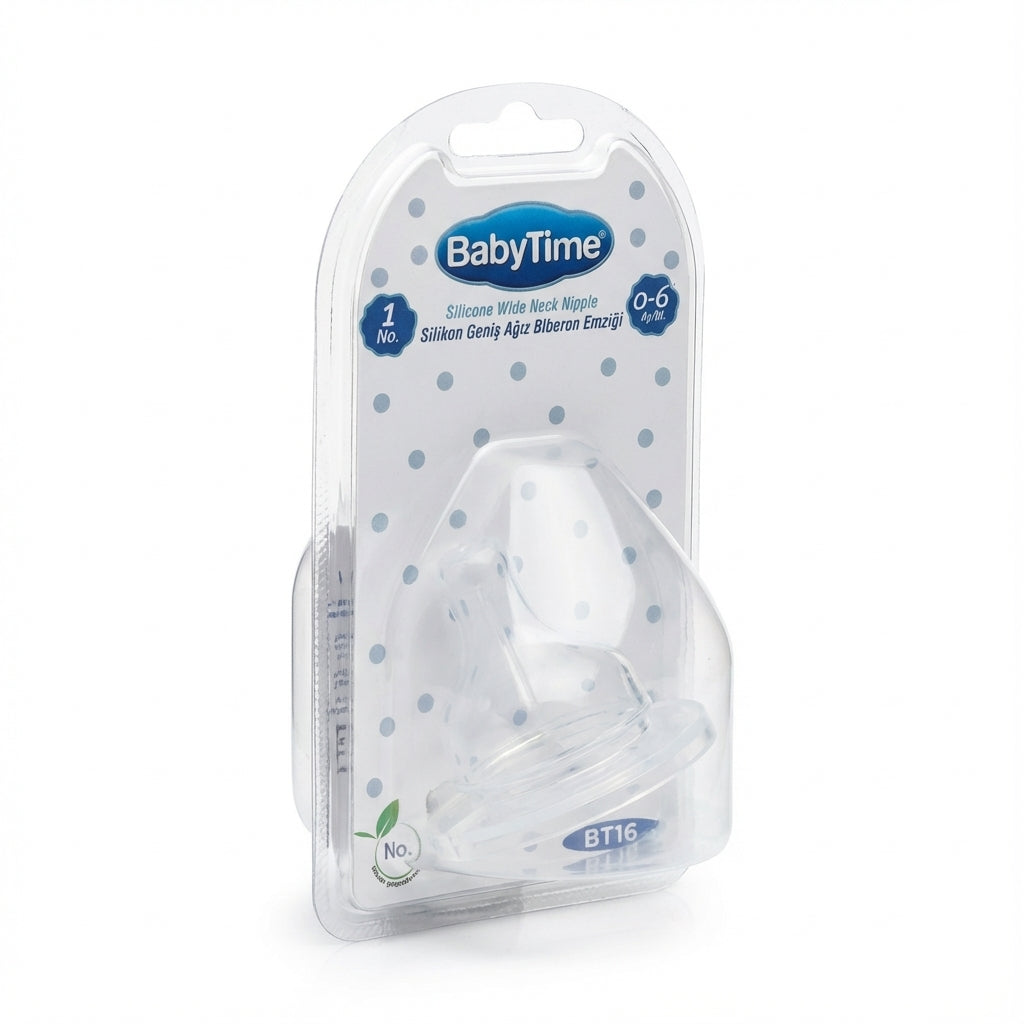 BabyTime Silicone Wide Neck Nipple