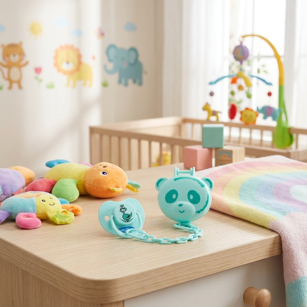 BabyTime Soother Protector Case Silikon Saklama Kabi Panda
