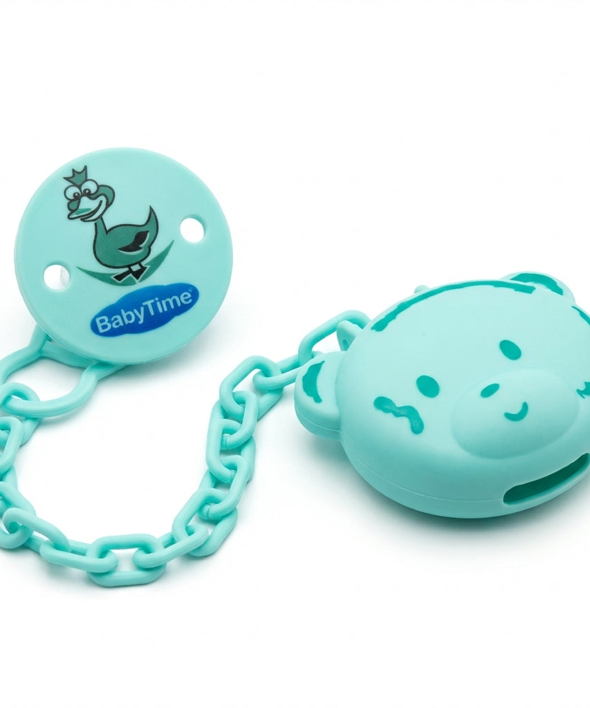 BabyTime Soother Protector Case Silikon Saklama Kabi Panda
