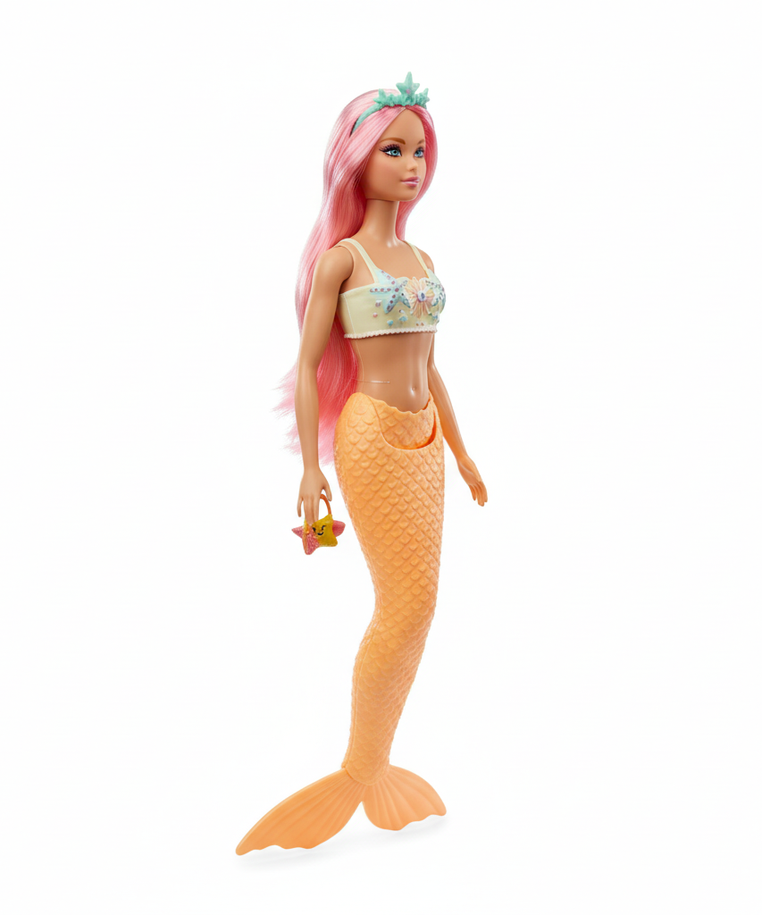 Barbie Mermaid Doll with Pink Hair