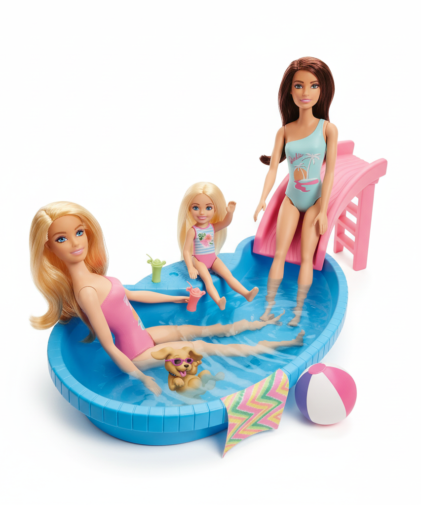 Barbie Pool Party Playset with Doll