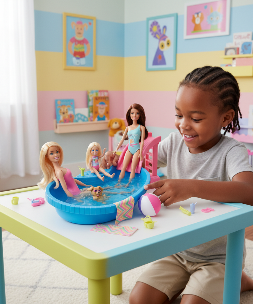 Barbie Pool Party Playset with Doll