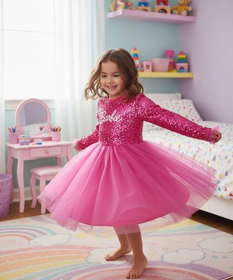 Barbie Sparkle Sequin & Tulle Party Costume