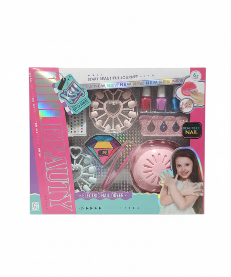 Beautiful Nail DIY Fashion Set with Electric Nail Dryer