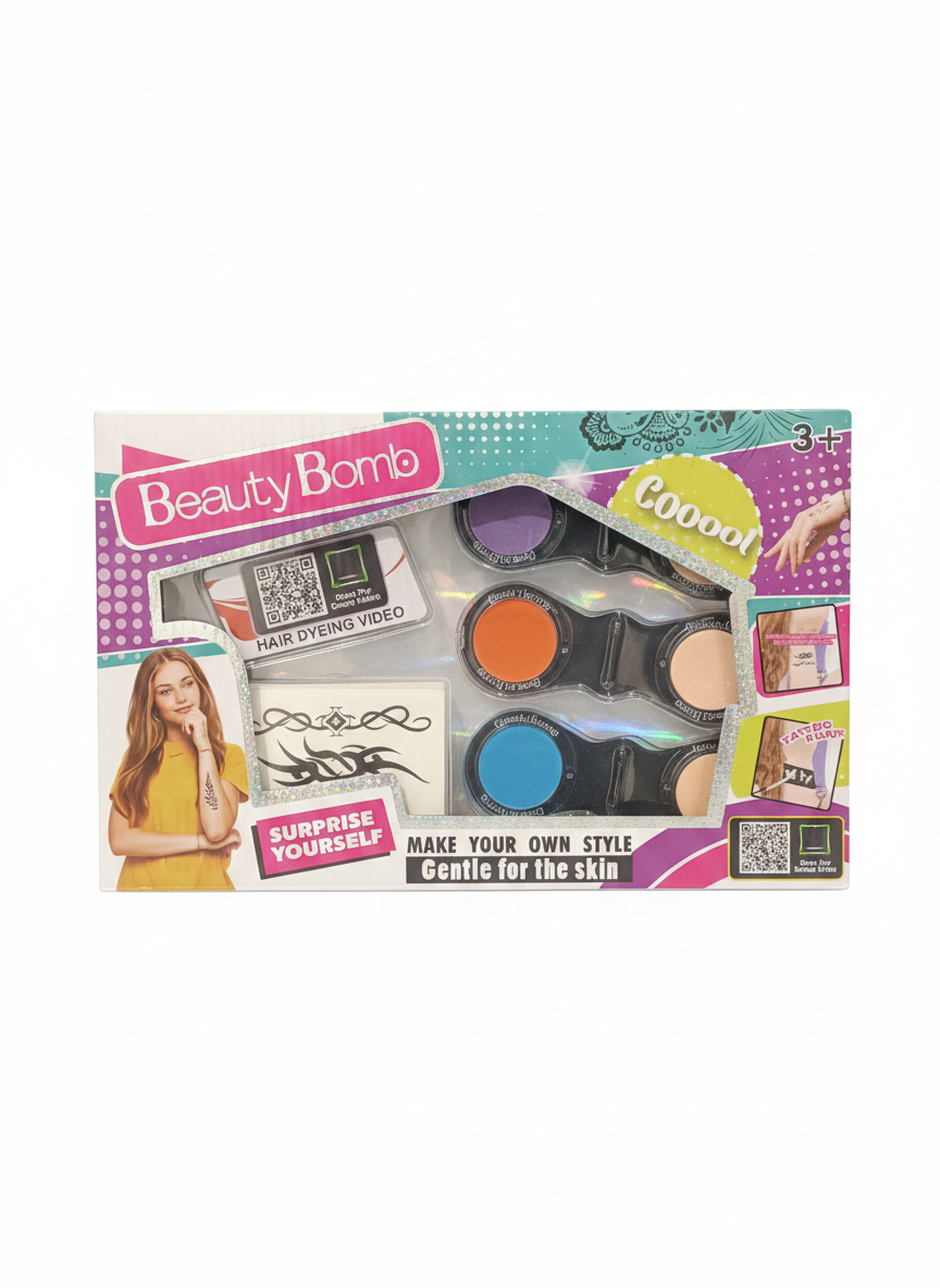Beauty Bomb Hair Dyeing & Tattoo Paint Kit