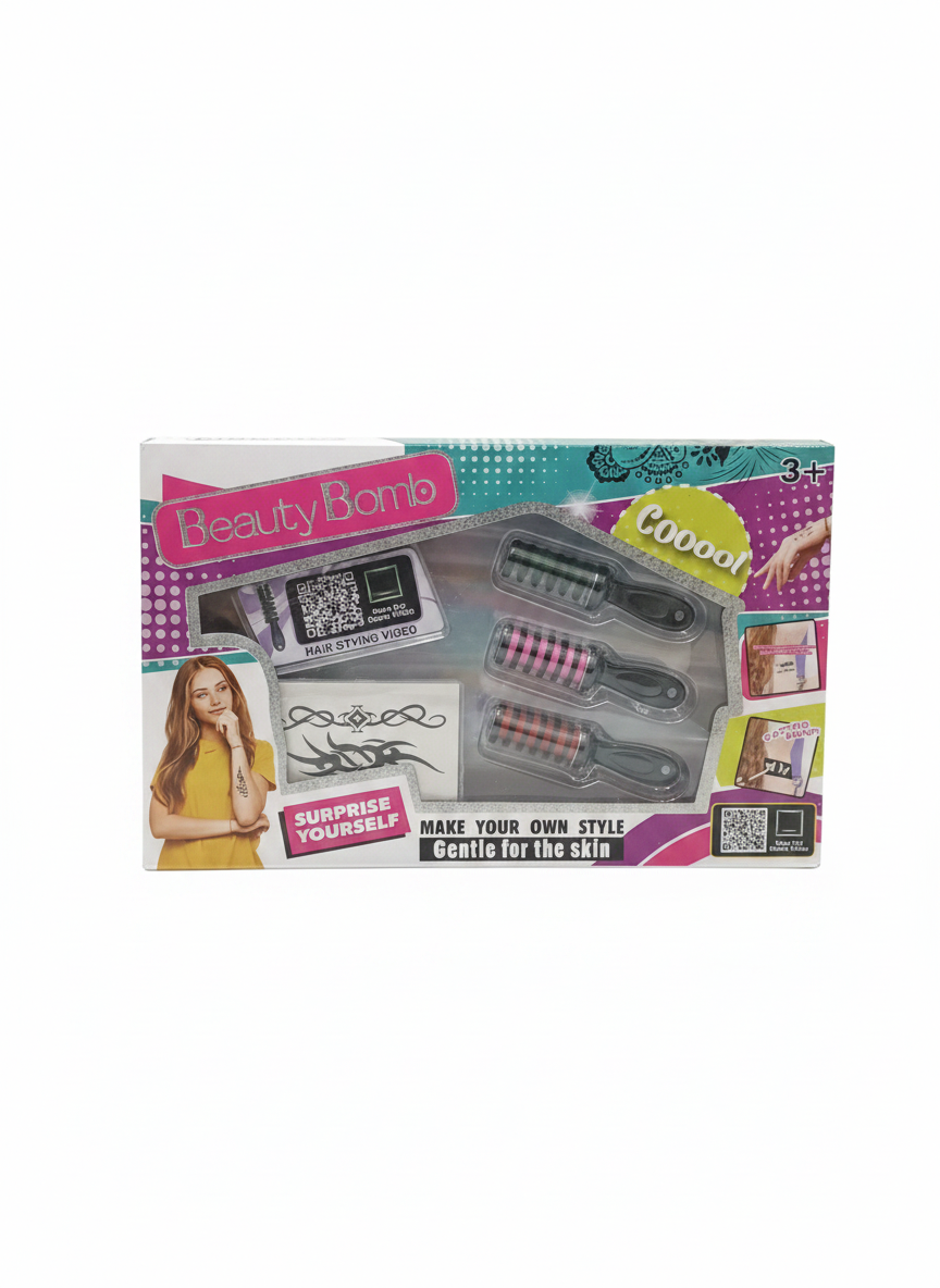 Beauty Bomb Hair Styling & Tattoo Kit