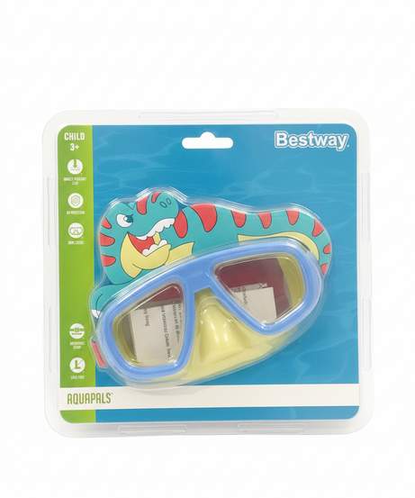 Bestway AQUAPALS Child Swimming Goggles - Dinosaur Design