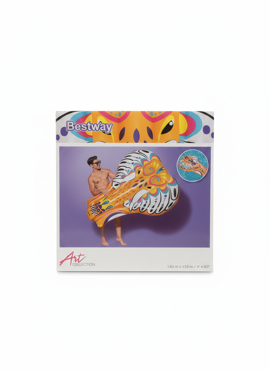 Bestway Art Collection Inflatable Guitar Pool Lounge