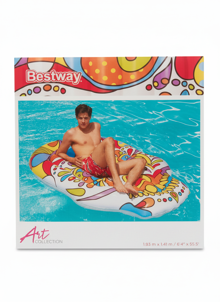 Bestway Art Collection Inflatable Lounge Float