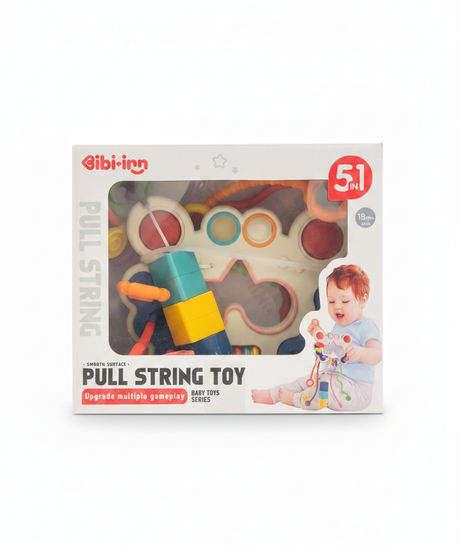 Bibi-inn 5-in-1 Pull String Toy (Baby Toys Series)