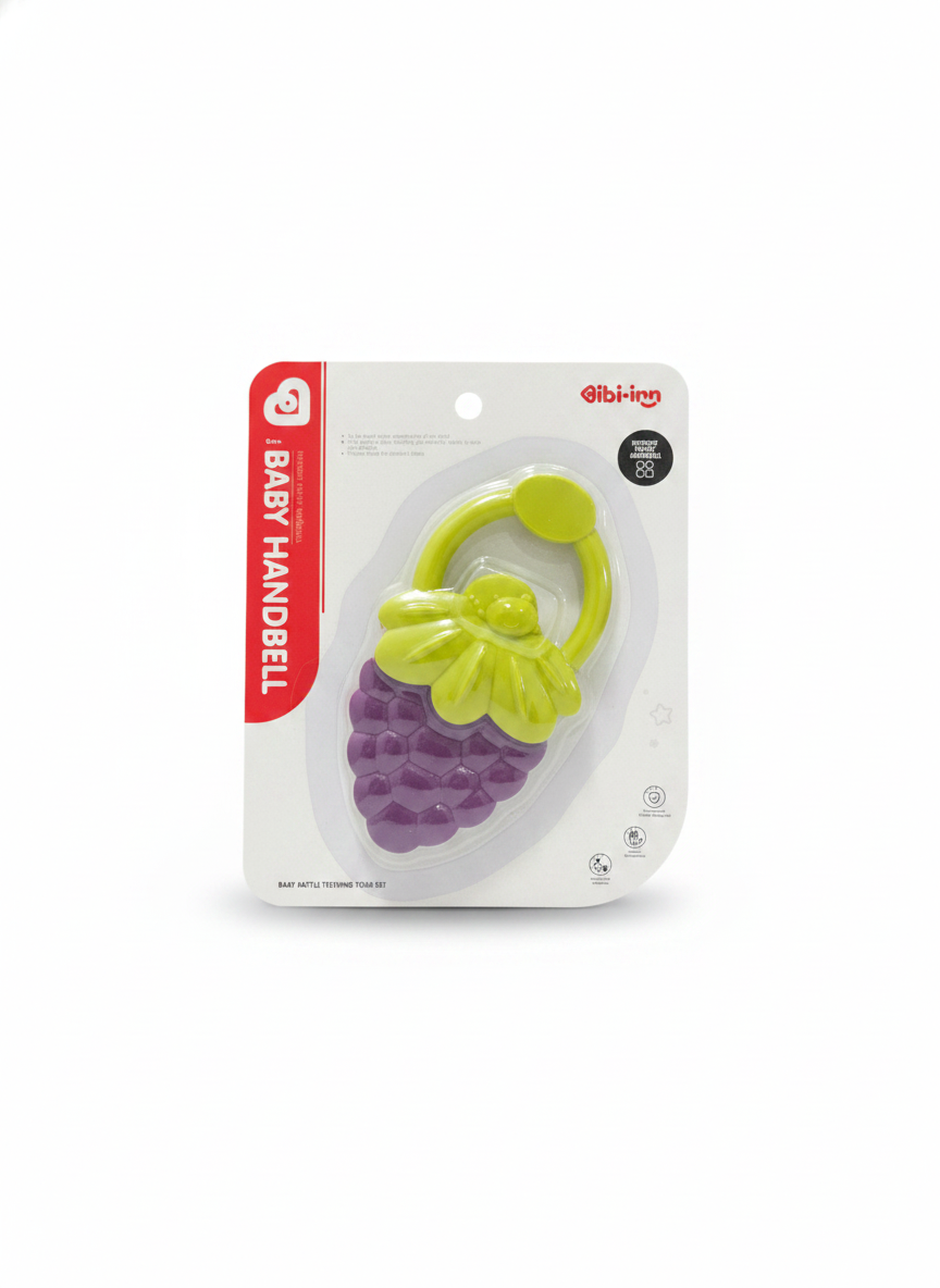 Bibi-inn Baby Handbell Rattle Teething Toys Set