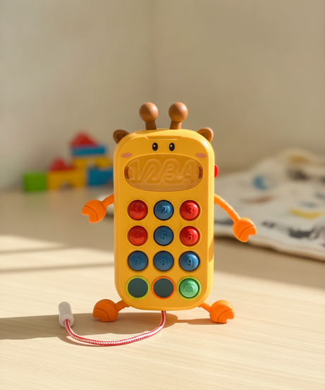 Bibi-inn Deer Phone Pull String Toy