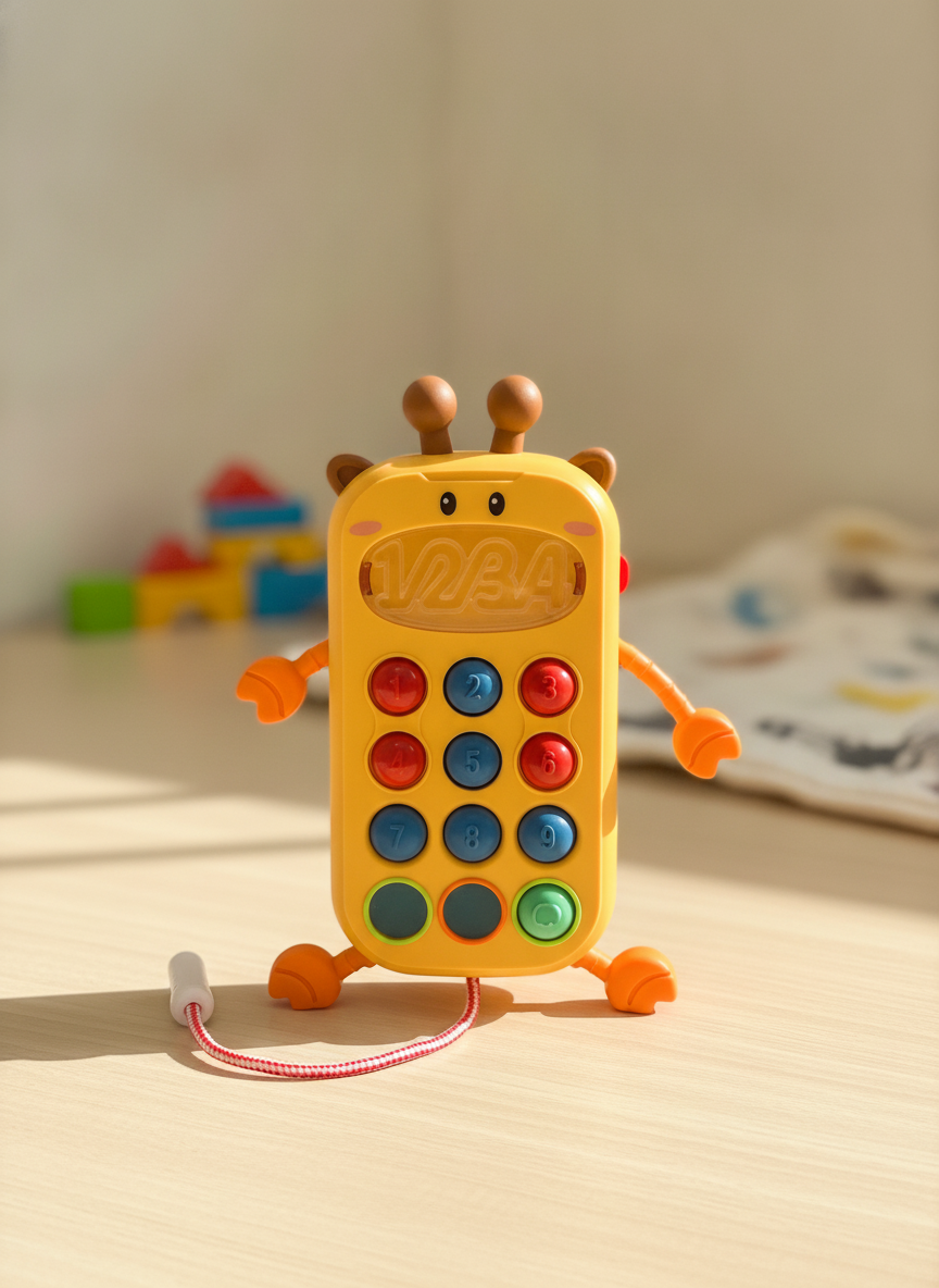 Bibi-inn Deer Phone Pull String Toy