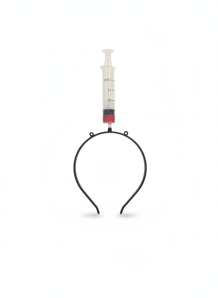Bloody Syringe Halloween Headband