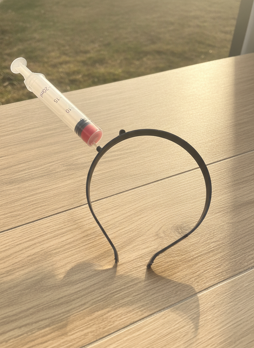 Bloody Syringe Halloween Headband
