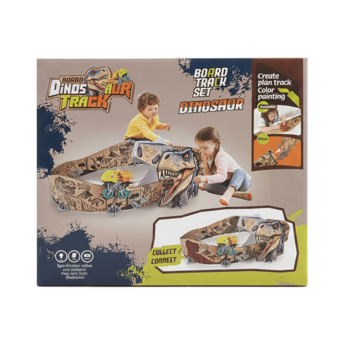 Board Dinosaur Track Set