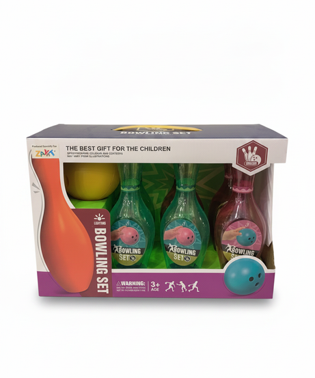 Bowling Set with Light-Up Bowling Ball