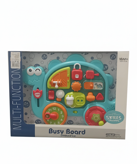 Busy Board Dinosaur Car Multi-Function Toy