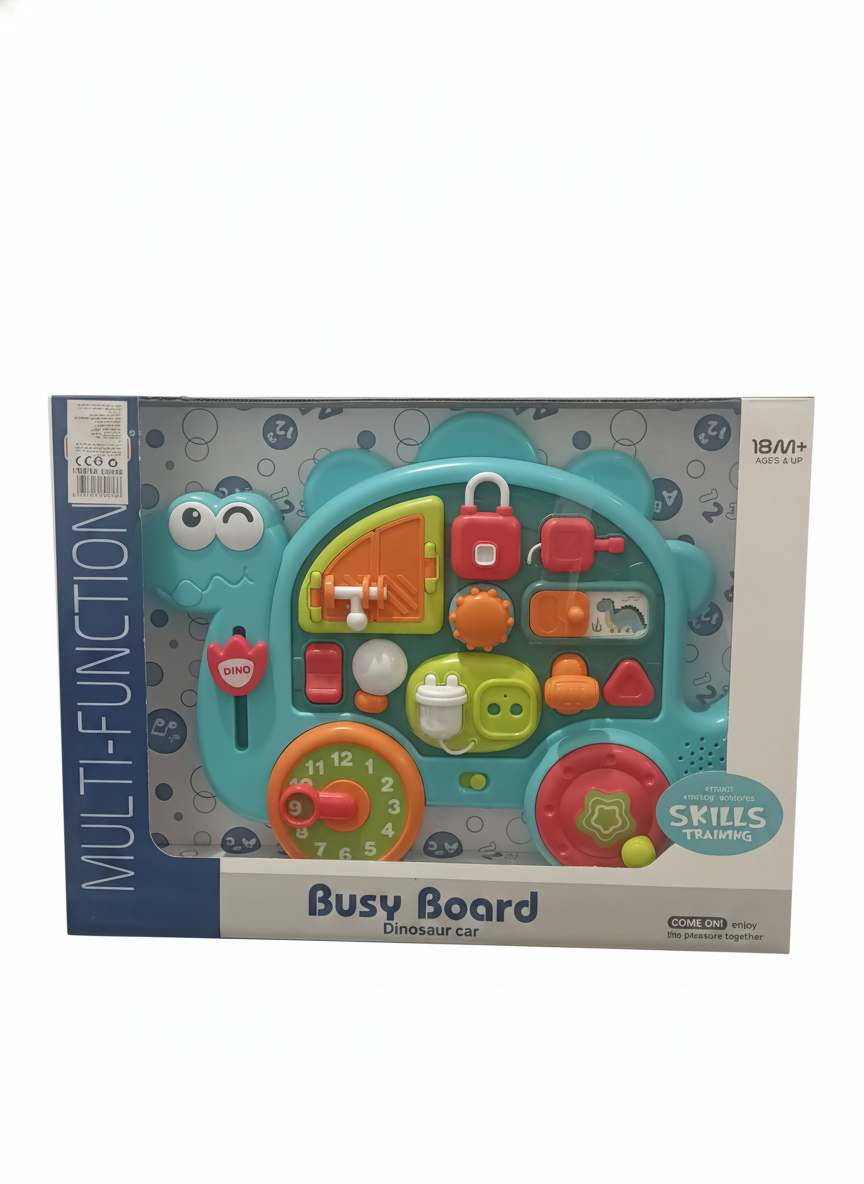 Busy Board Dinosaur Car Multi-Function Toy