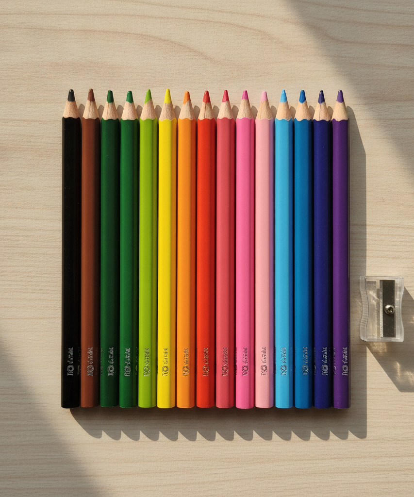 C3 Joy of Creation 12 Triangular Colour Pencils
