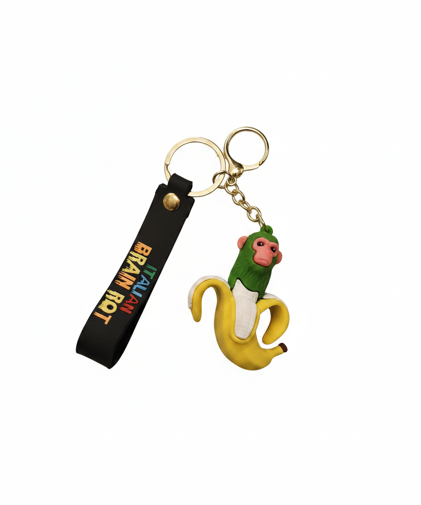 CHIMPANZINI BANANINI-Brain rot keychain
