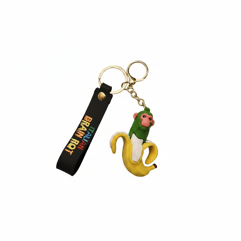CHIMPANZINI BANANINI-Brain rot keychain