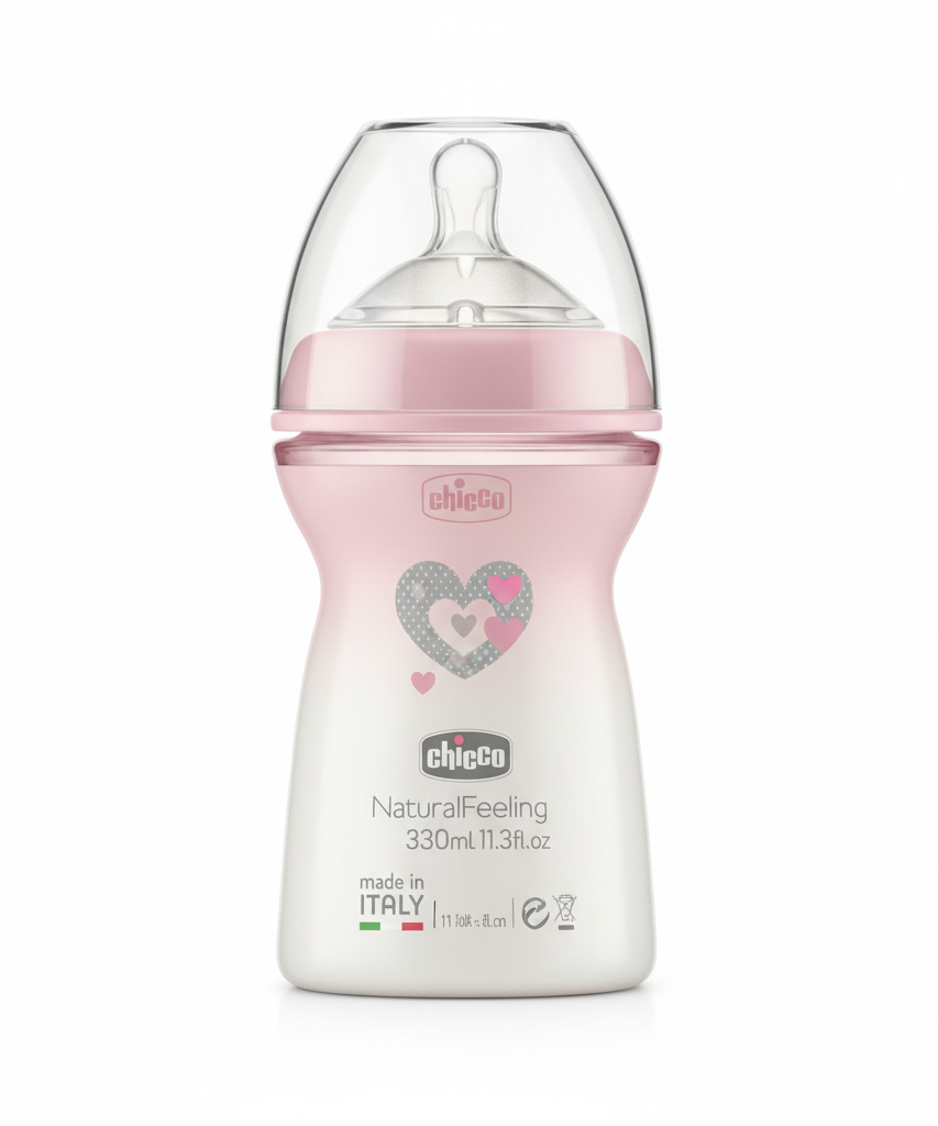 Chicco NaturalFeeling Feeding Bottle 330ml (6m+)