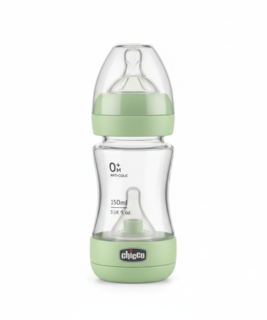 Chicco Perfect Easy Physio Anti-Colic Glass Baby Bottle