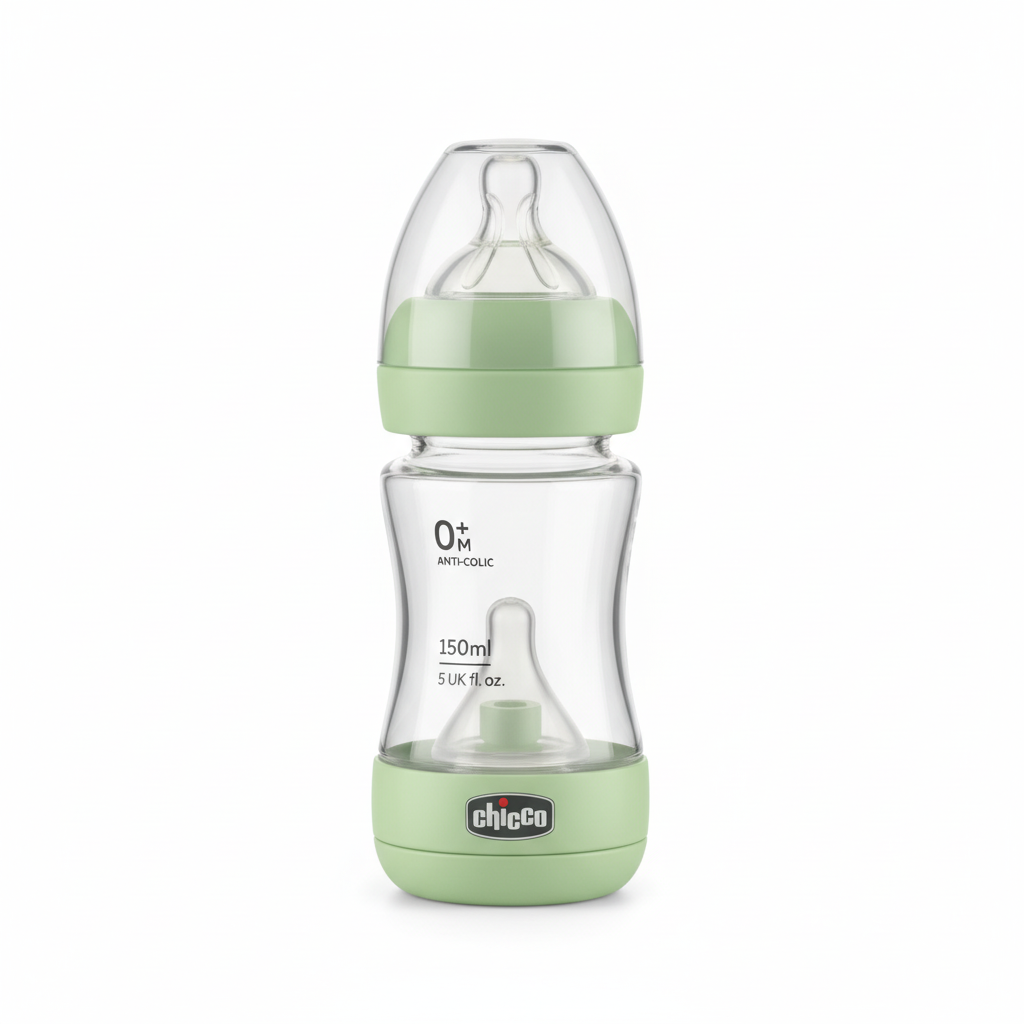Chicco Perfect Easy Physio Anti-Colic Glass Baby Bottle