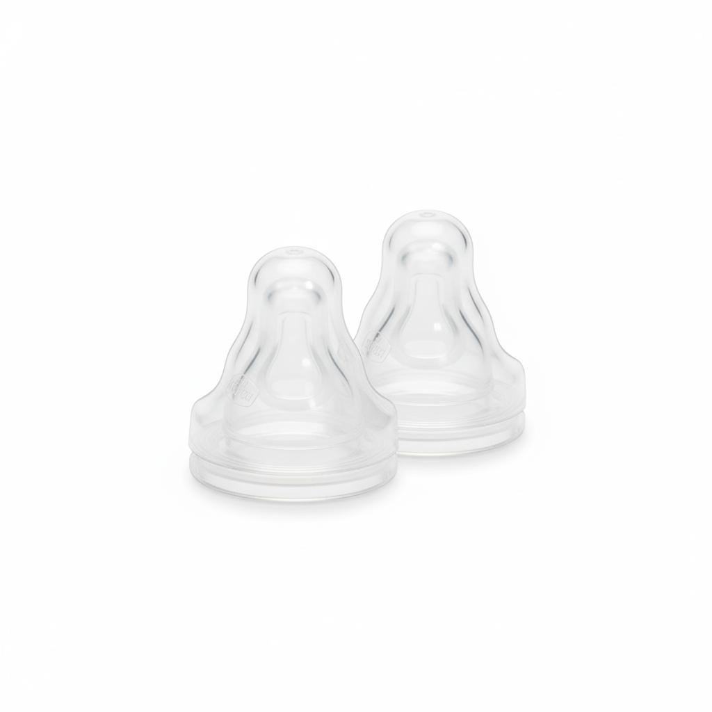 Chicco Physio Anti-Colic Teats, Medium Flow (2+ Months)