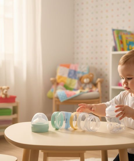 Chicco Well-Being Anti-Colic System Baby Bottle, 250ml (Colors)