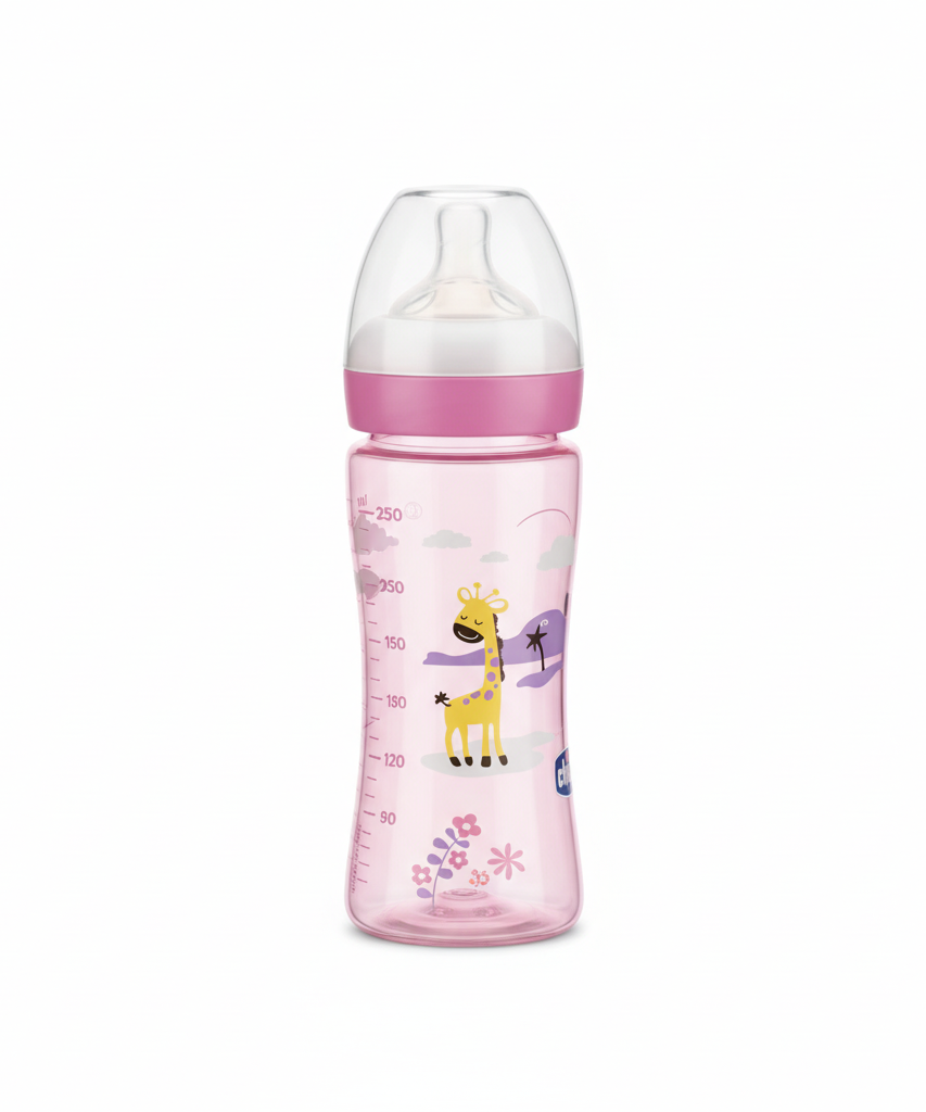 Chicco Well-Being Colors Anti-Colic Feeding Bottle 250ml