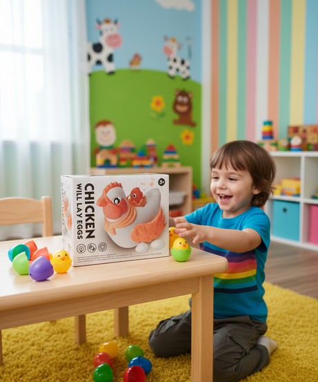 Chicken Will Lay Eggs Interactive Toy