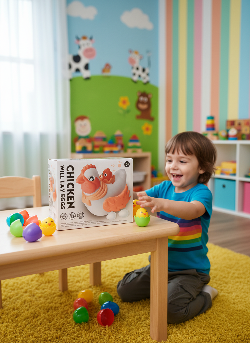 Chicken Will Lay Eggs Interactive Toy
