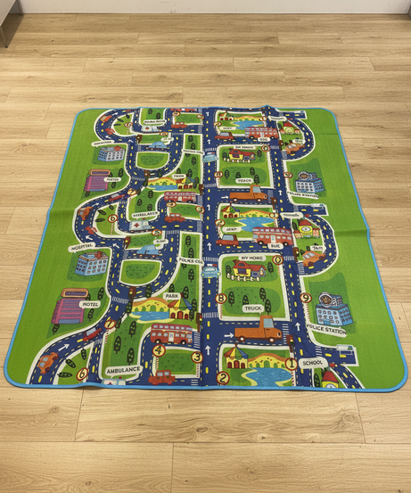 Children's Interactive City Road Playmat