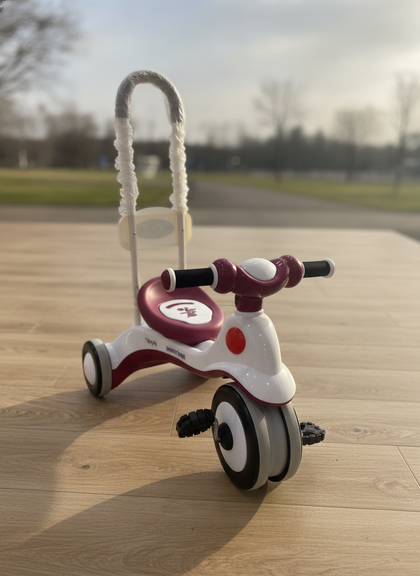 Children's Tricycle with Parent Push Handle