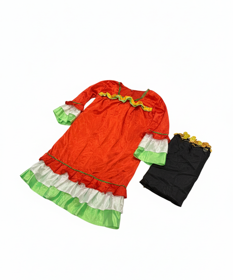 Girl Peasant Red Costume